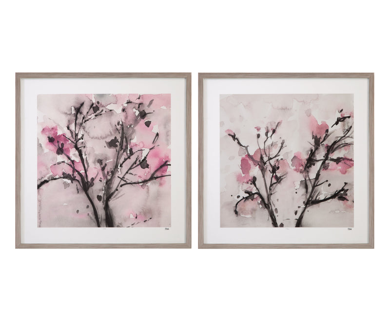 The Blossoms II Framed Print - Pink