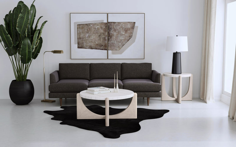 Sabine - Table Lamp - Black / White