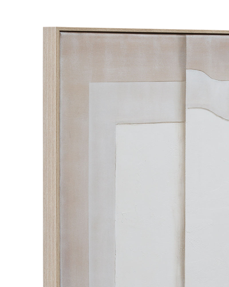 Fold II Canvas Art - Natural