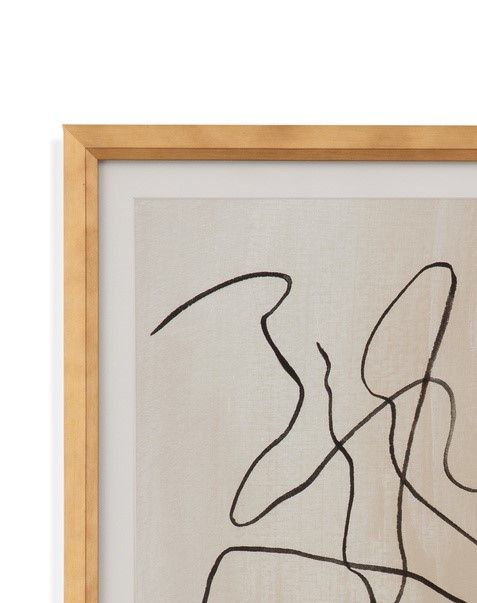 Bound III Framed Print - Light Brown
