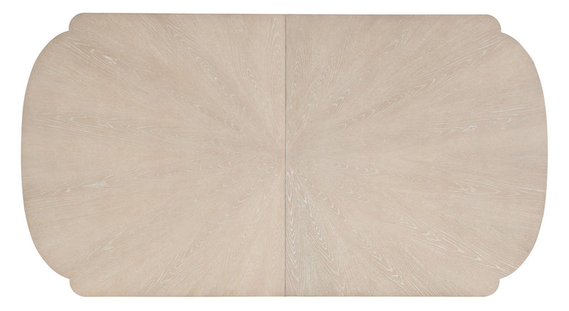 Nouveau Chic - Rectangle Dining Table With 1-22" Leaf - Light Brown