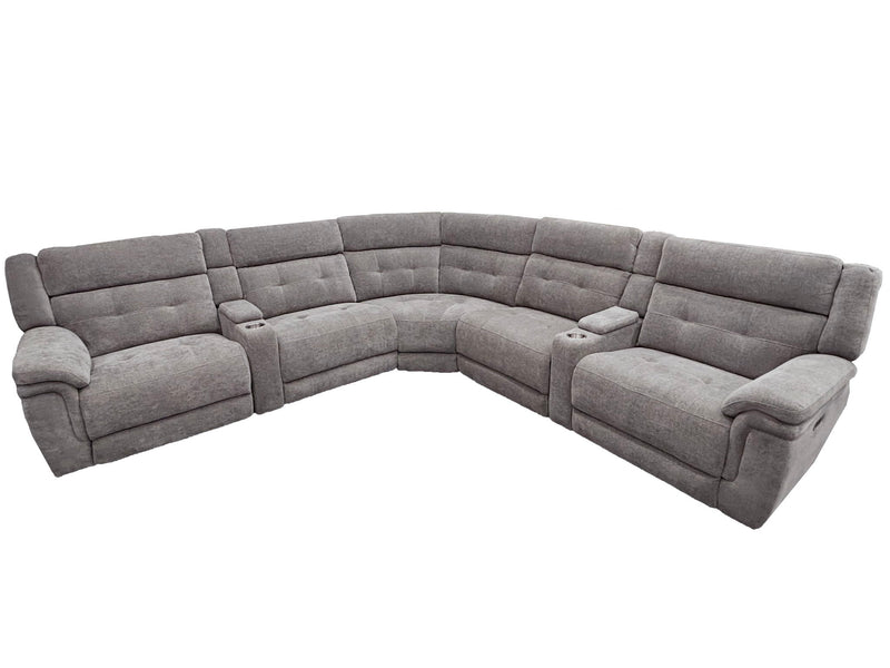 Richland - Modular Power Reclining Sectional With Power Adjustable Headrests