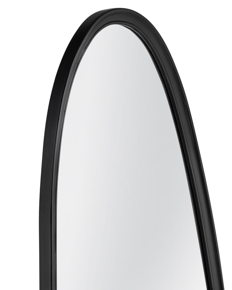 Mia - Wall Mirror - Glossy Black