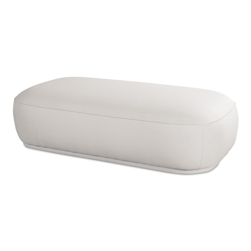 Marion - Rectangular Ottoman - White