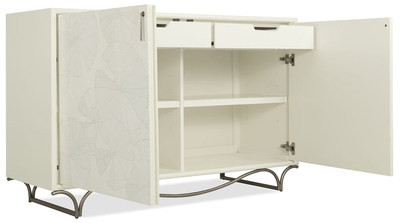 Melange - White Lotus Hall Chest - White