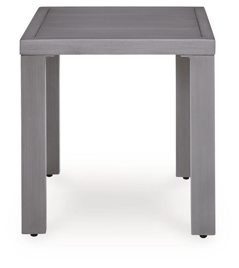 Half Moon Beach - Square End Table - Gray