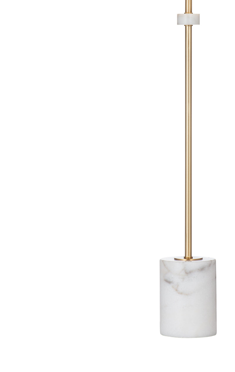 Fairfield - Table Lamp - White / Brass