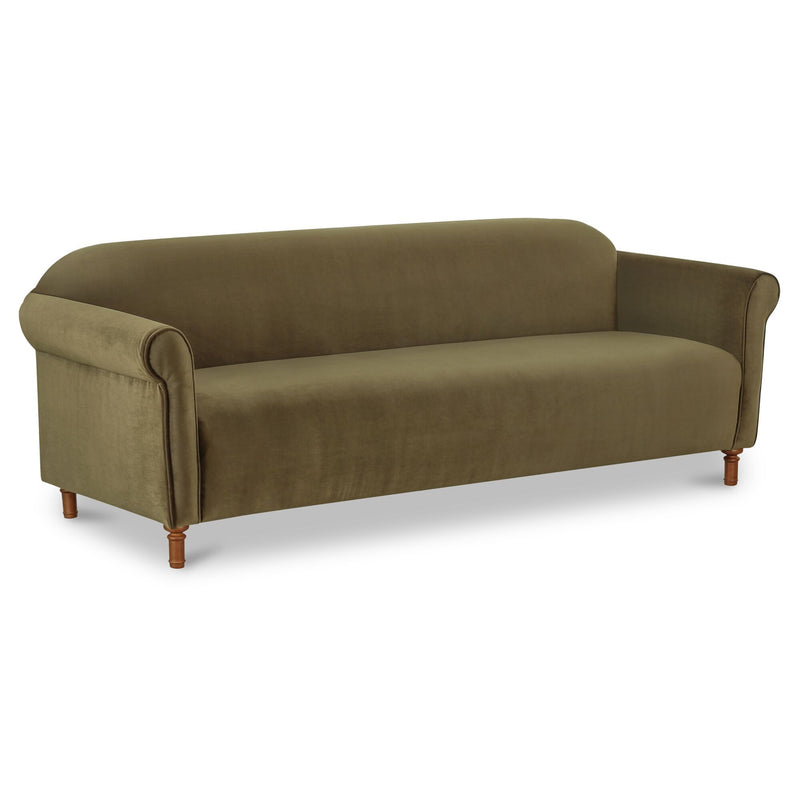 Harmony - Sofa Faux Mohair - Dark Green