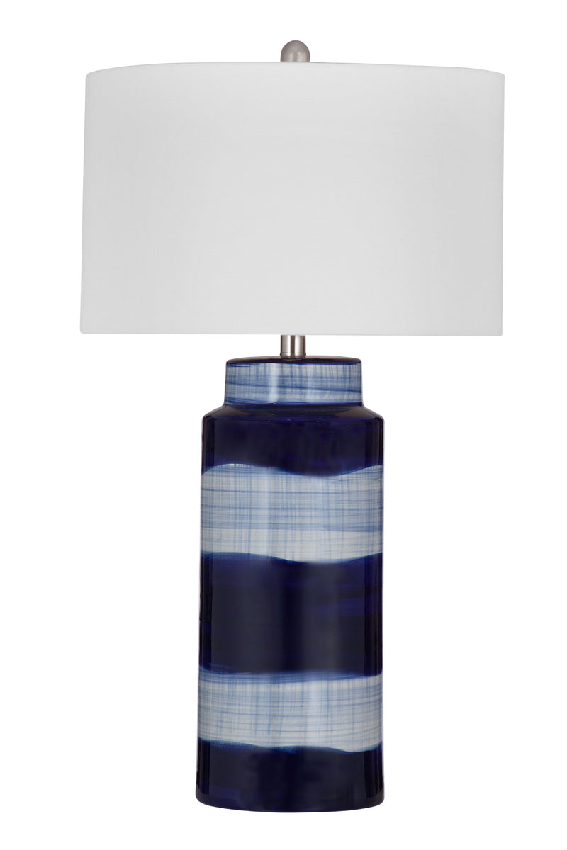 Shire - Table Lamp - Blue / White