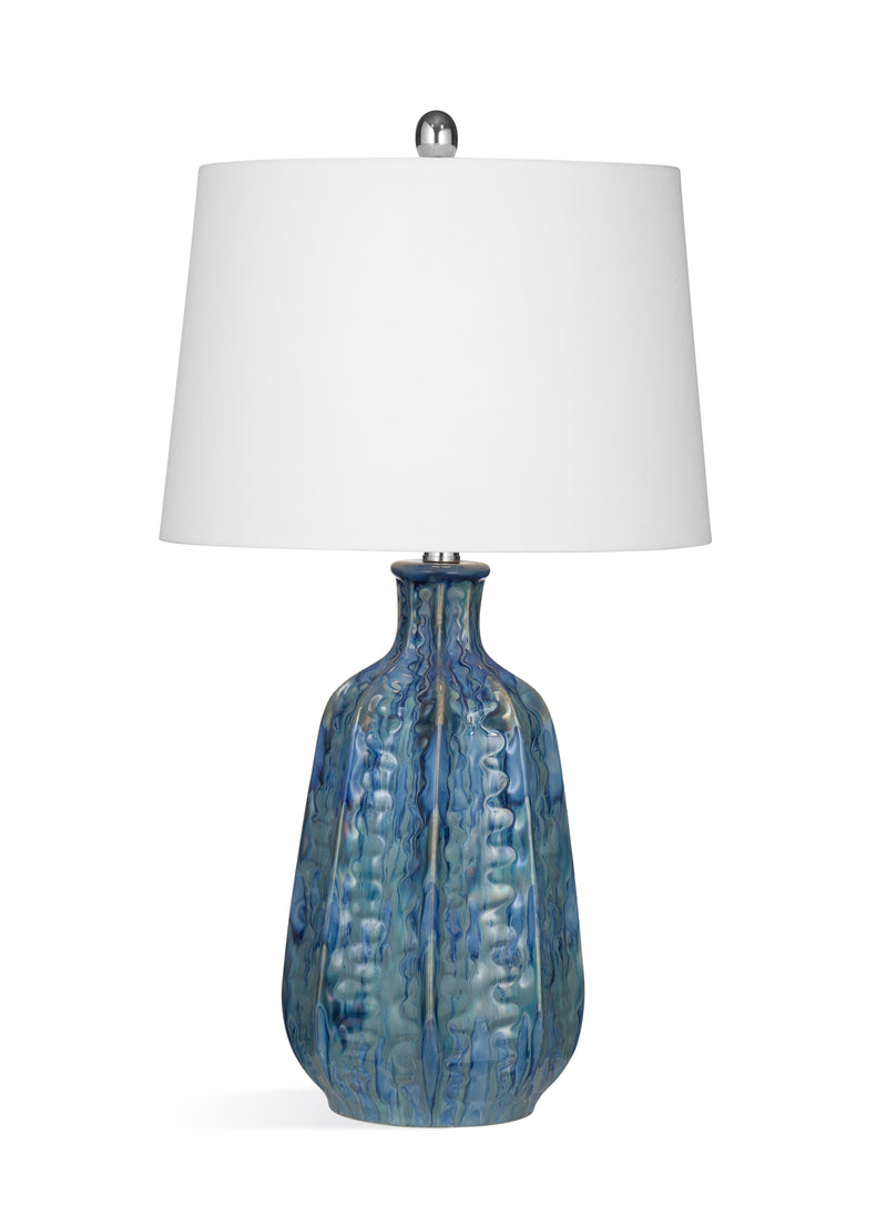 Tee - Table Lamp - Blue / White