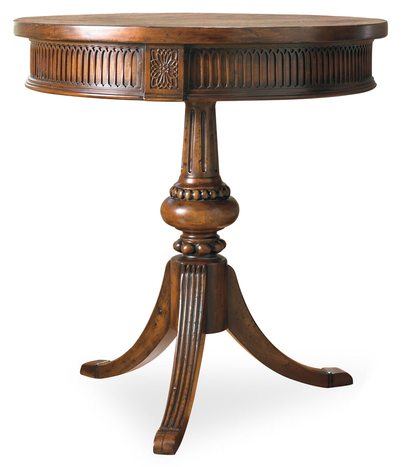 Commerce And Market - Round Pedestal Accent Table