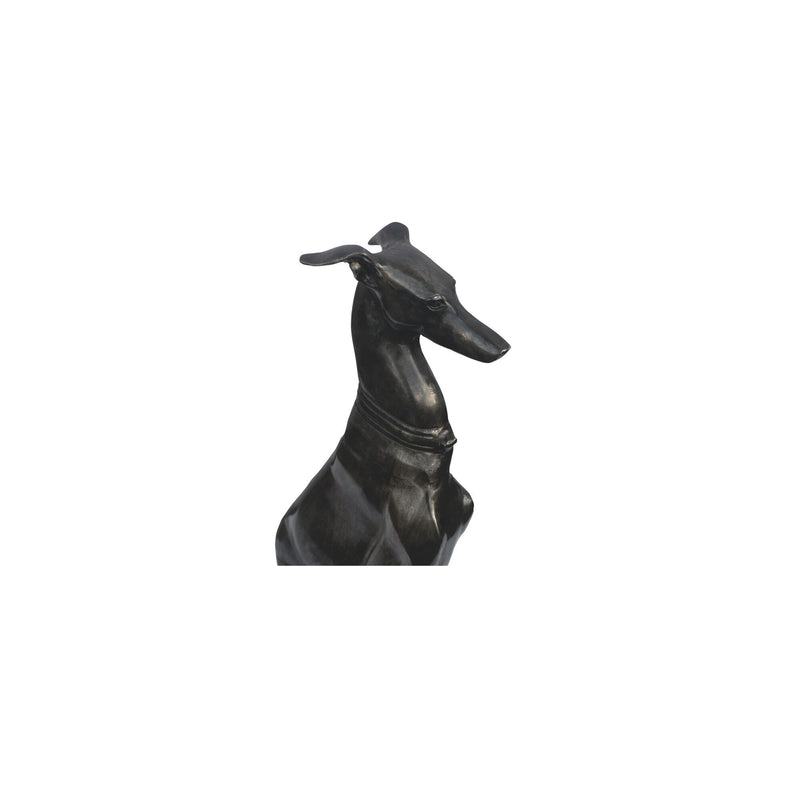 Duke Cast Aluminum Sculpture - Black
