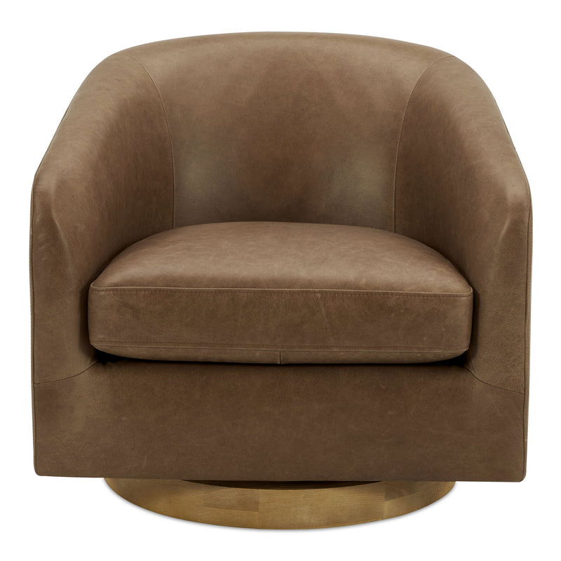 Oscy - Swivel Chair - Tan