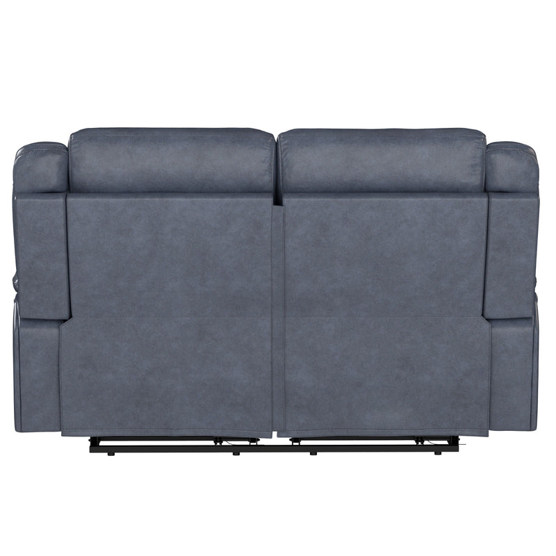 Declan - Reclining Loveseat - Blue