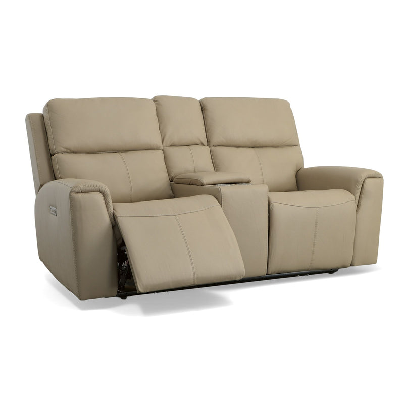 Jarvis - Power Reclining Loveseat With Console & Power Headrests