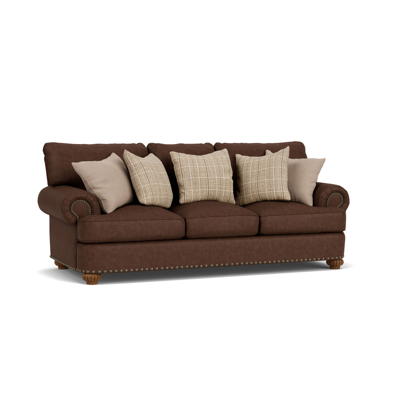 Patterson - Fabric Sofa, Nailhead Trim