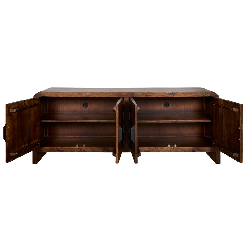 Portico - 78" Console - Warm Brown