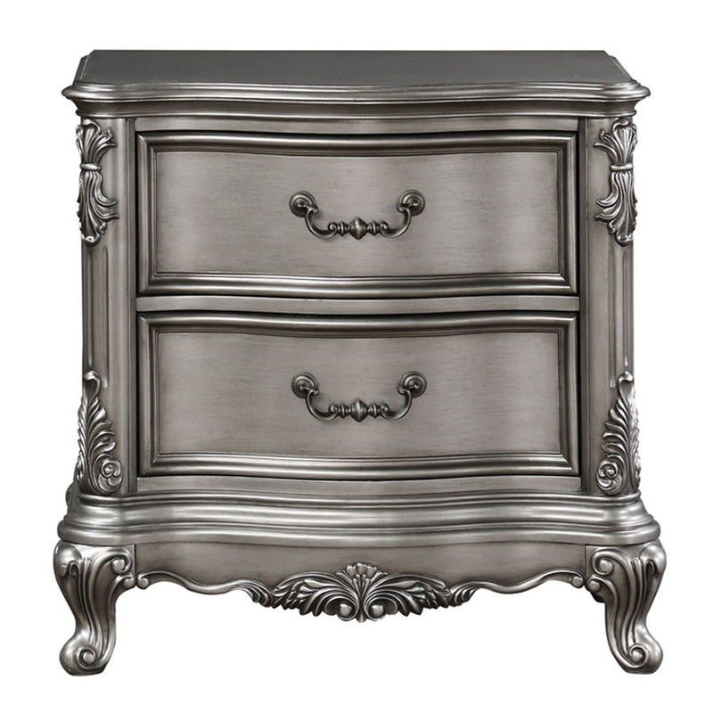 Ariadne - Nightstand - Antique Platinum