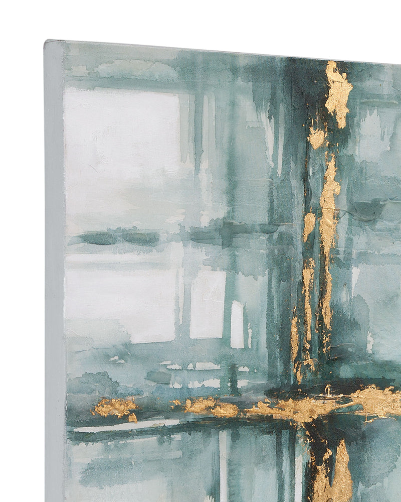 Mulligan Canvas Art - Gold