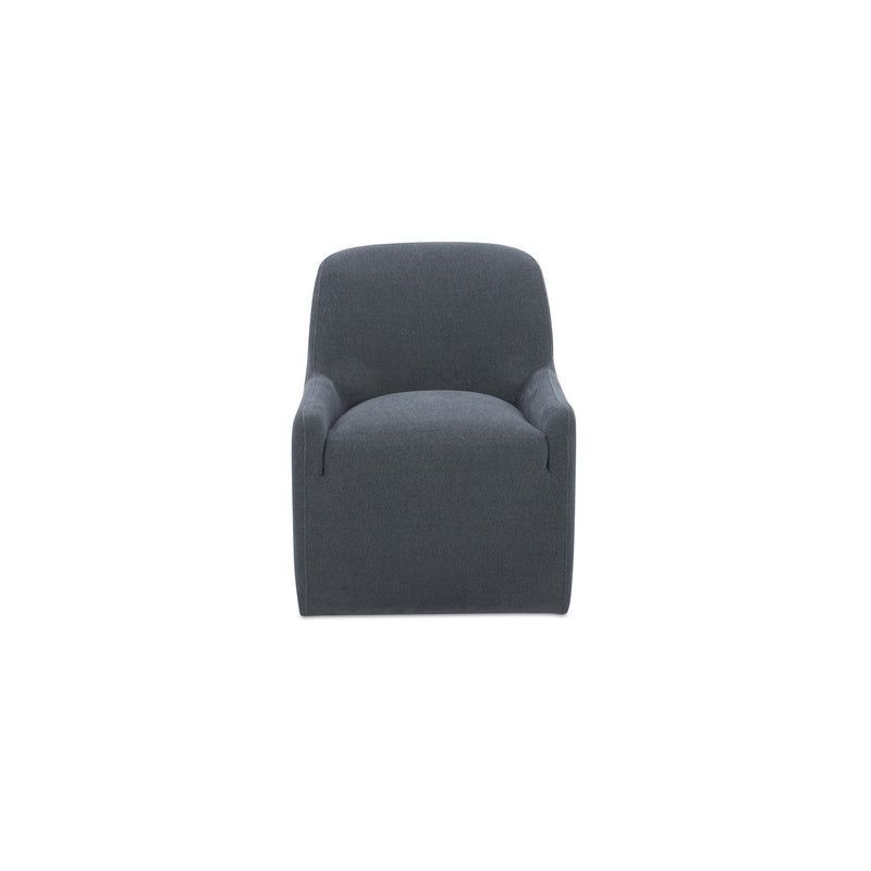 Maisie - Rolling Dining Chair - Slate Blue