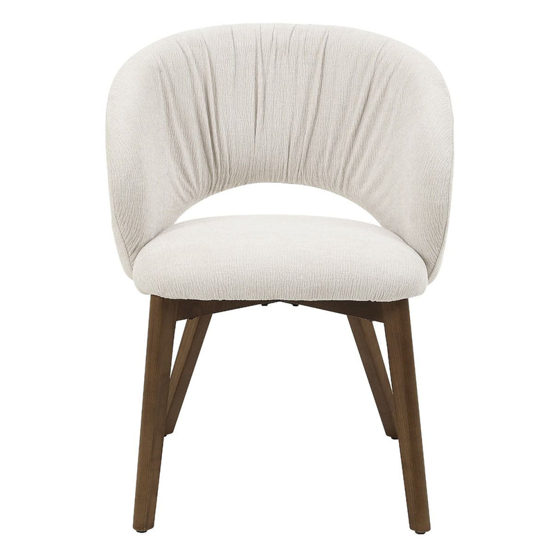 Eada - Arm Chair (Set of 2) - Beige Chenille