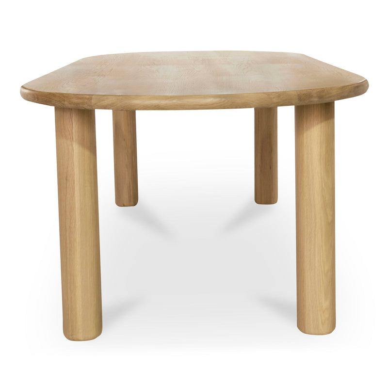 Milo - Large Dining Table - Natural Solid Oak