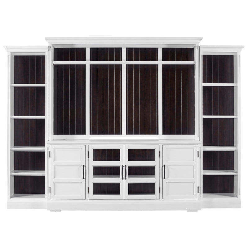 Shoreham - 4 Piece Entertainment Wall - Effortless White
