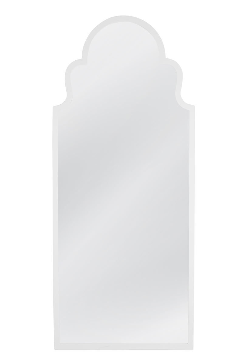 Elberta - Floor Mirror - White