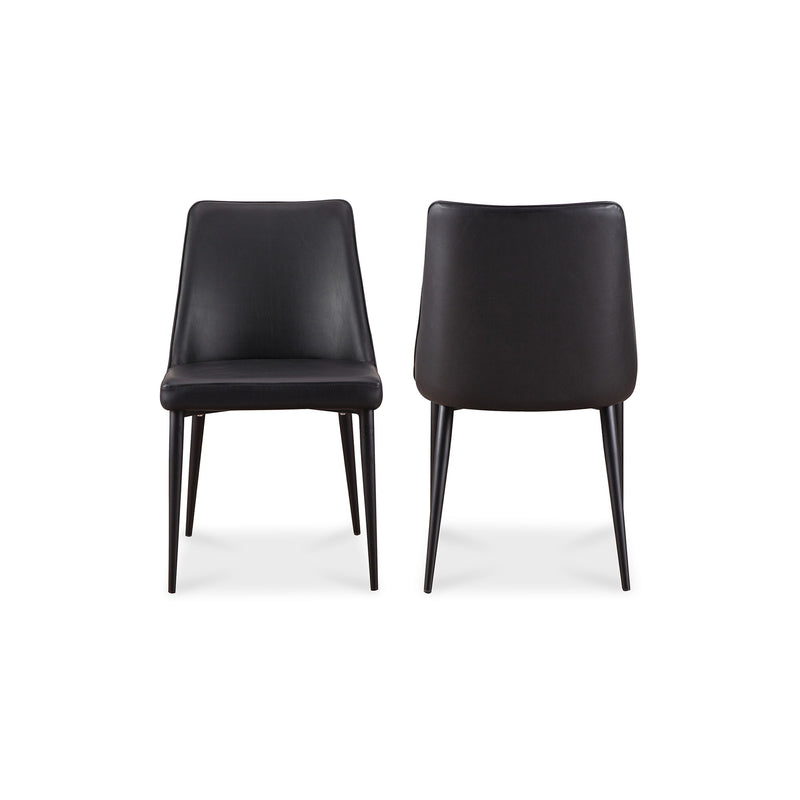Lula - Vegan Leather Dining Chair (Set of 2) - Black