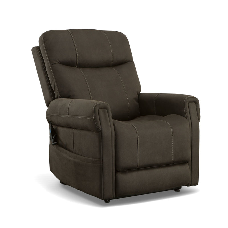 Jenkins - Power Lift Recliner With Right-Hand Control & Power Headrest - Bark