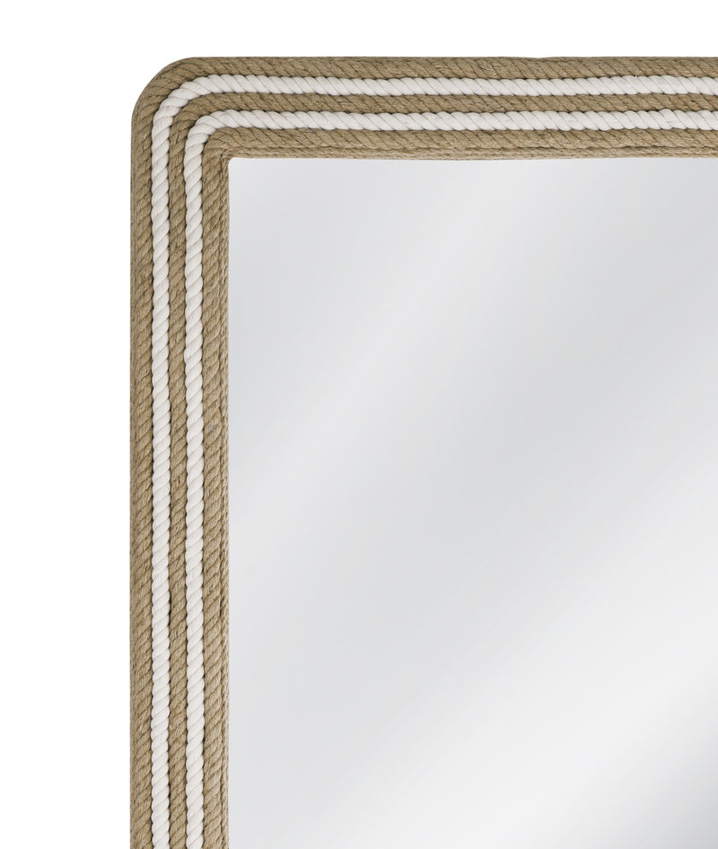 Kiko - Floor Mirror - White / Natural