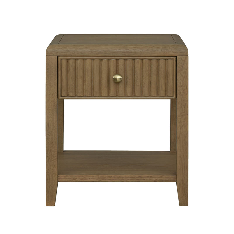 Reed - Chairside Table - Driftwood Oak