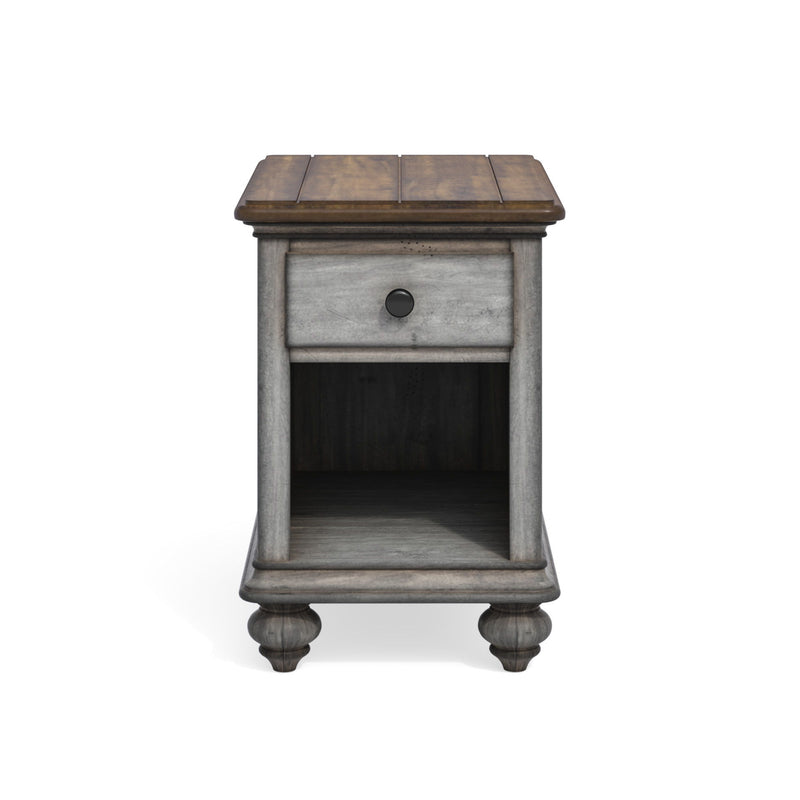 Plymouth - Chairside Table - Gray