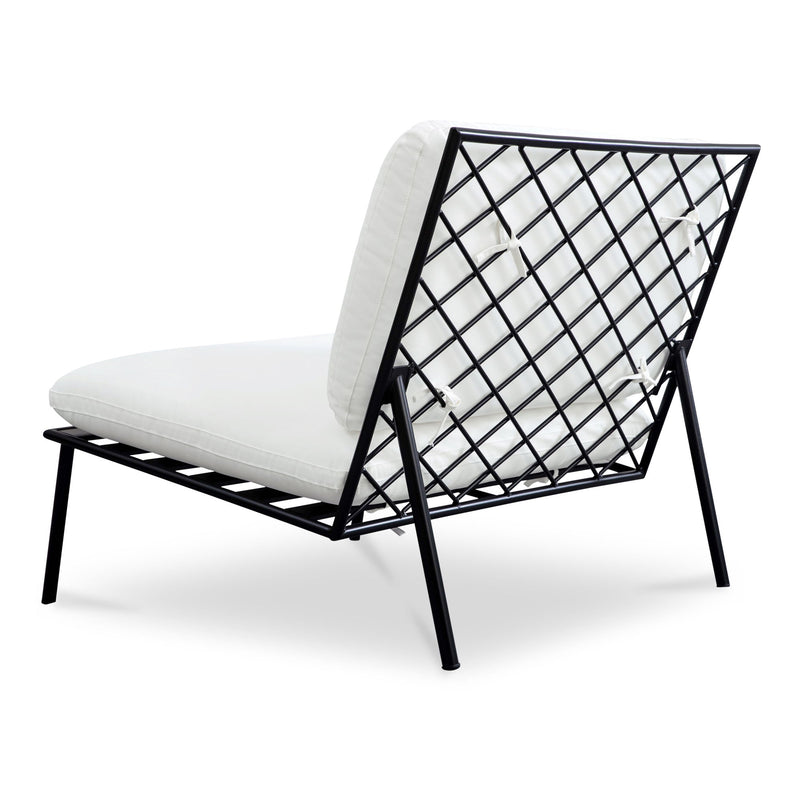 Salma - Outdoor Accent Chair - White