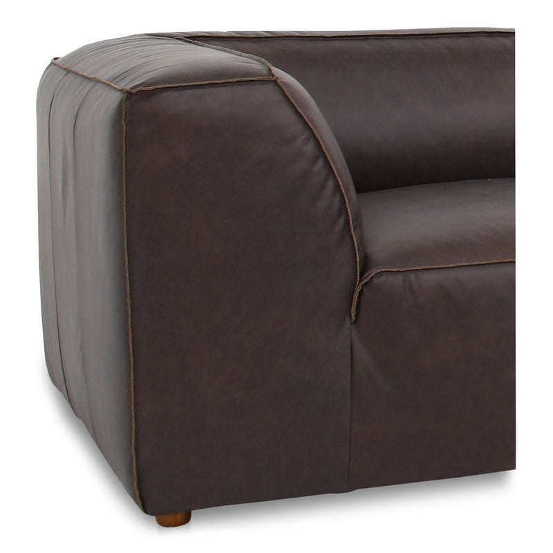 Form - Classic L-Shaped Modular Sectional - Espresso Brown
