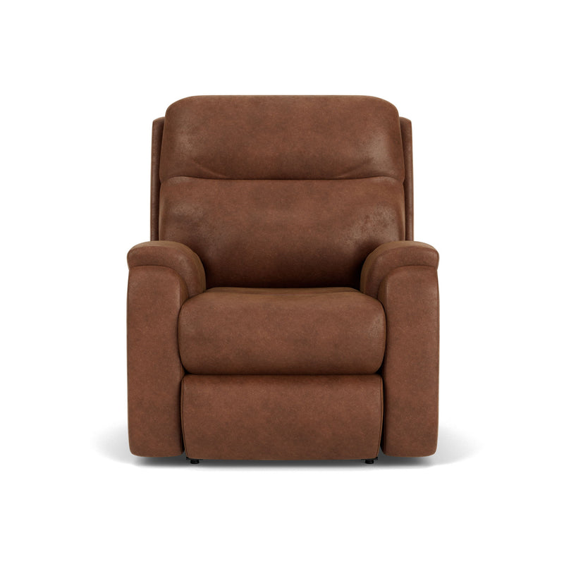 Penn - Transitional Fabric Power Rocking Recliner With Power Headrest & Lumbar