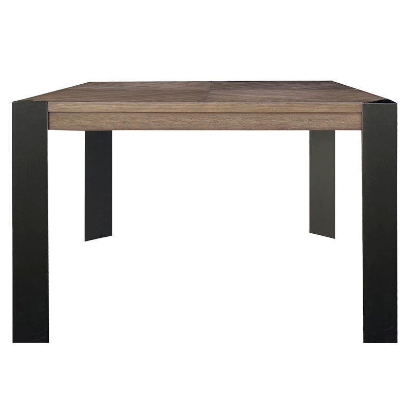 Cedar Fork - Square Counter Height Dining Table - Smoked Arabica