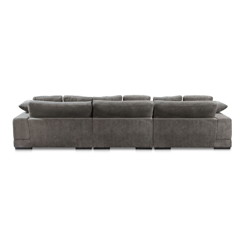 Plunge - Large Sectional - Charcoal