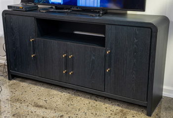 Clanden - Large TV Stand - Black