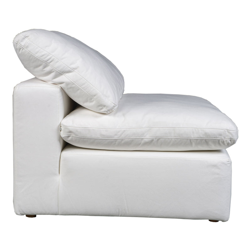 Terra - Livesmart Fabric Condo Slipper Chair - Cream