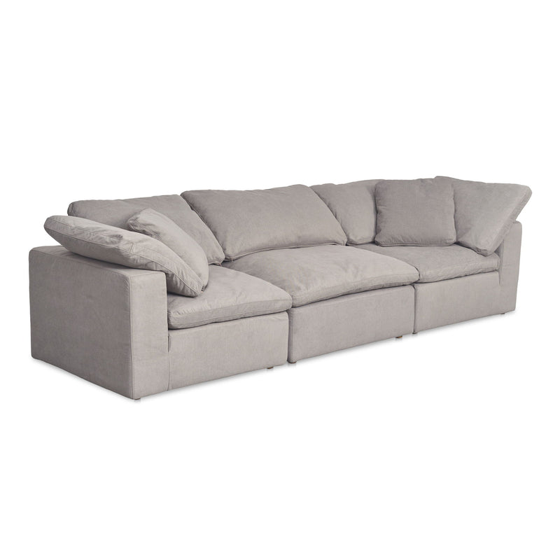 Clay - Performance Fabric Modular Sofa - Light Gray