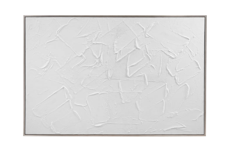 Paradisio Framed Canvas - White