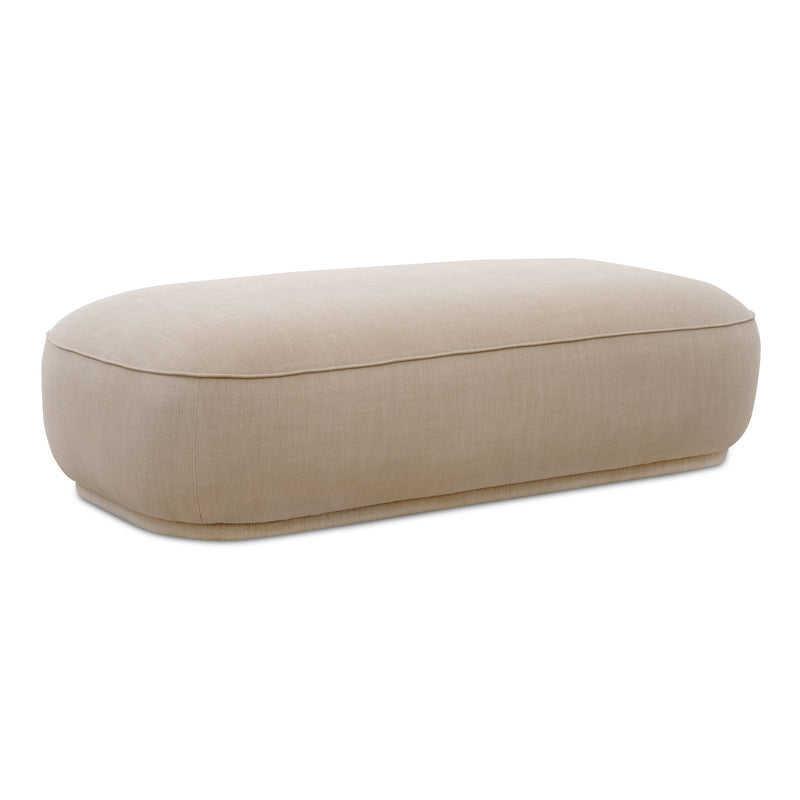 Marion - Rectangular Ottoman - Beige
