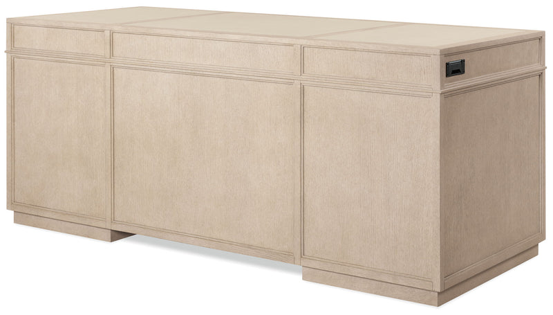 Marlowe - Executive Desk - Polished Limestone
