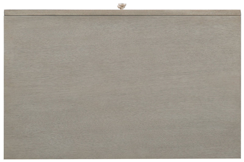 Elixir - 2-Drawer Nightstand - Pearl Silver