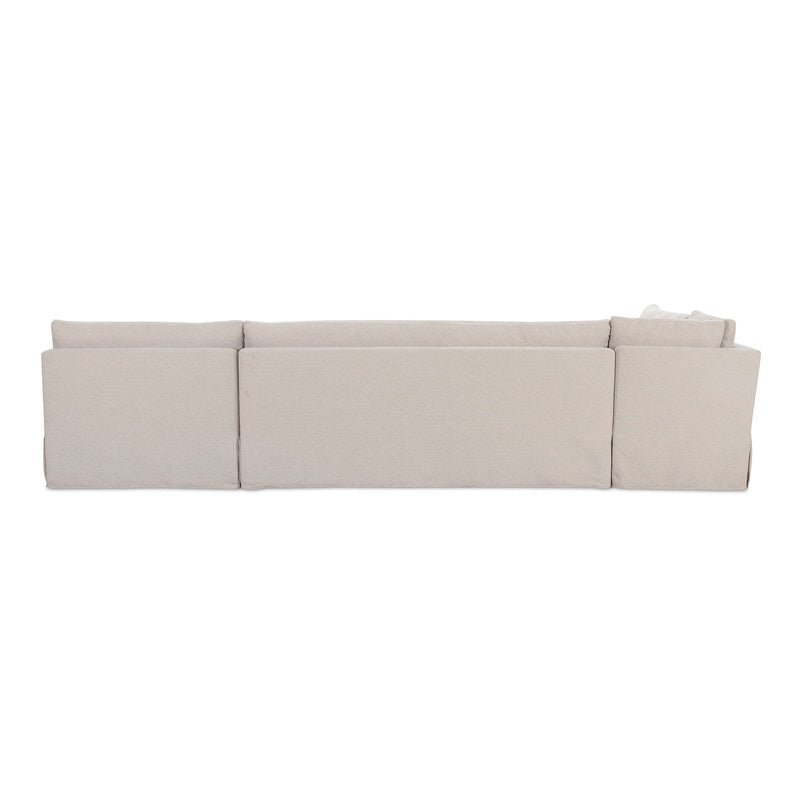 Fable - Slipcover Dining Banquette L-Shape - Beige