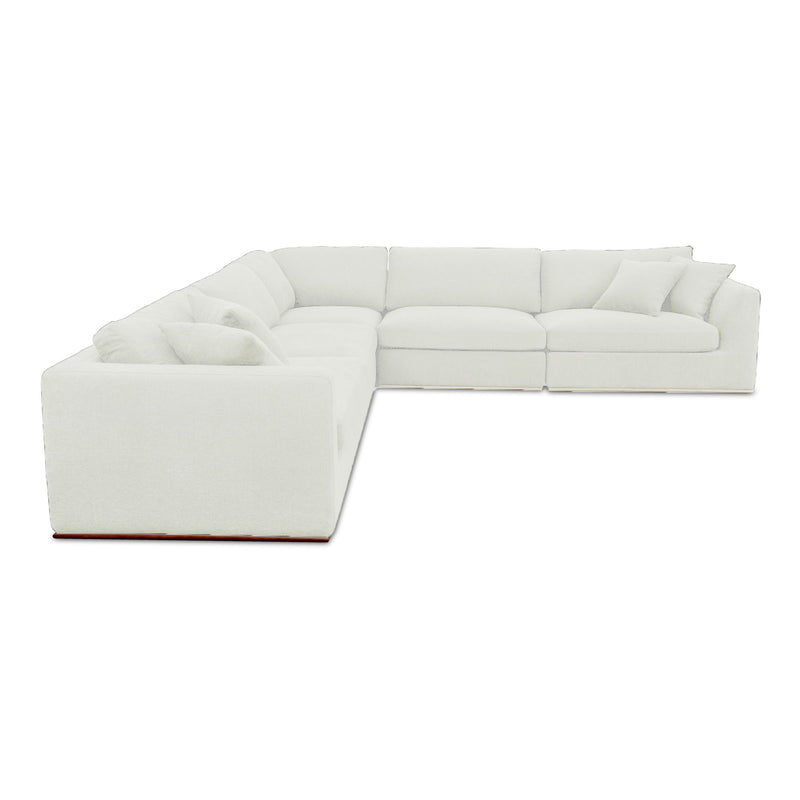 Rue - Classic L Modular Sectional - Off White
