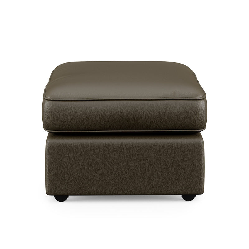 Vail - Leather Ottoman