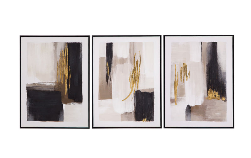 Journey Canvas Art (Set of 3) - Beige