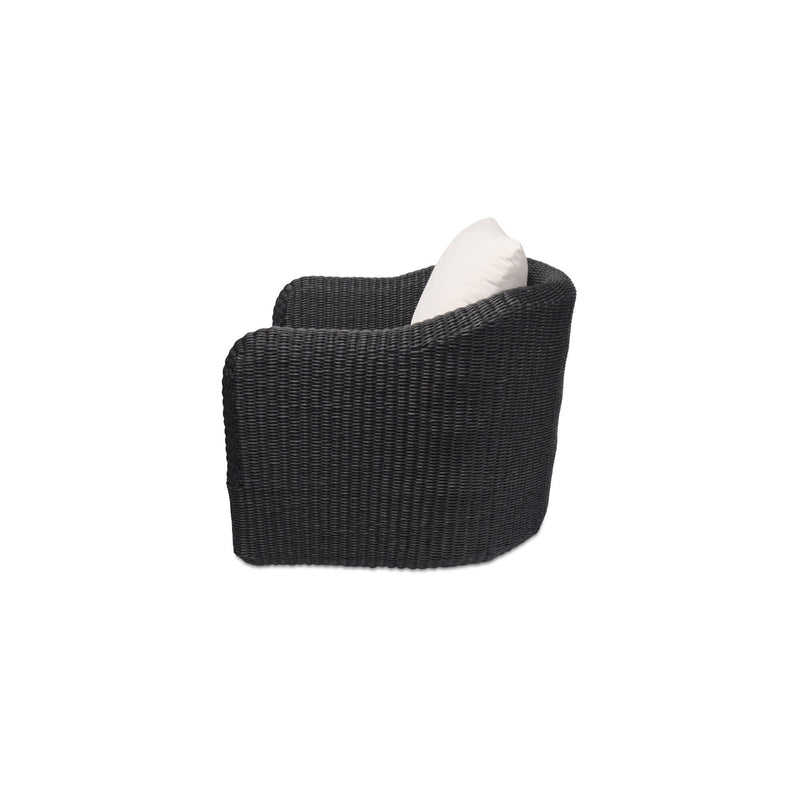 Bodhi - Outdoor Swivel Accent Chair - Charcoal / Gray
